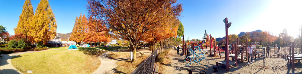 長良公園パノラマ撮影